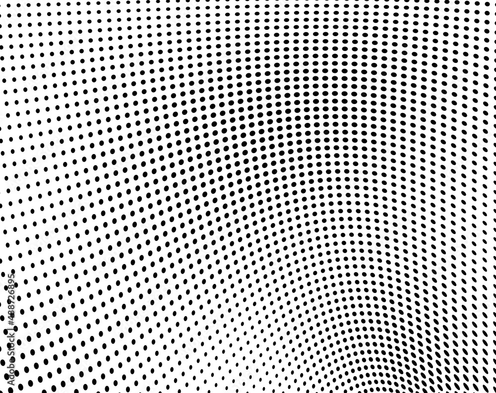 Abstract halftone wave dotted background Abstract halftone wave dotted background