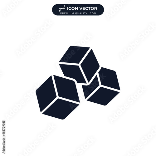 sugar icon symbol template for graphic and web design collection logo vector illustration
