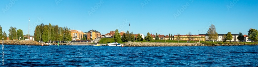 Town called Ludvika in Dalarna in summertime, Sweden
