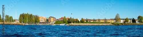Town called Ludvika in Dalarna in summertime, Sweden
