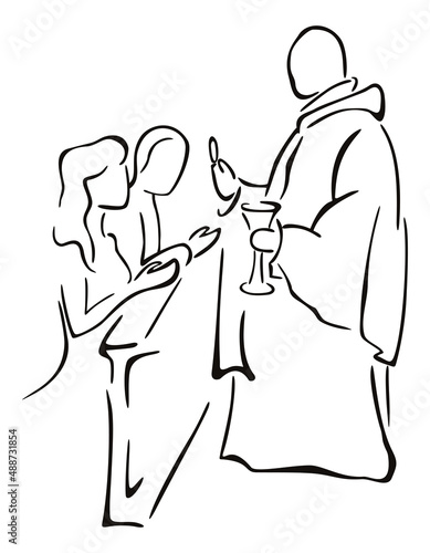 The Christian celebration of giving first communion