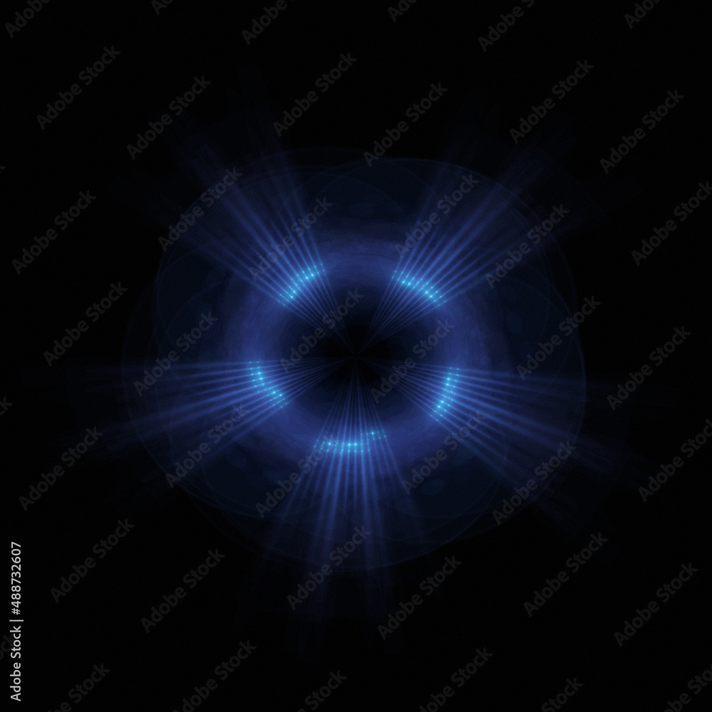 Bright abstract background with leaks. Lighting tunnel. Magic portal. Vivid sphere lens Bright abstract background with leaks. Lighting tunnel. Magic portal. Vivid sphere lens