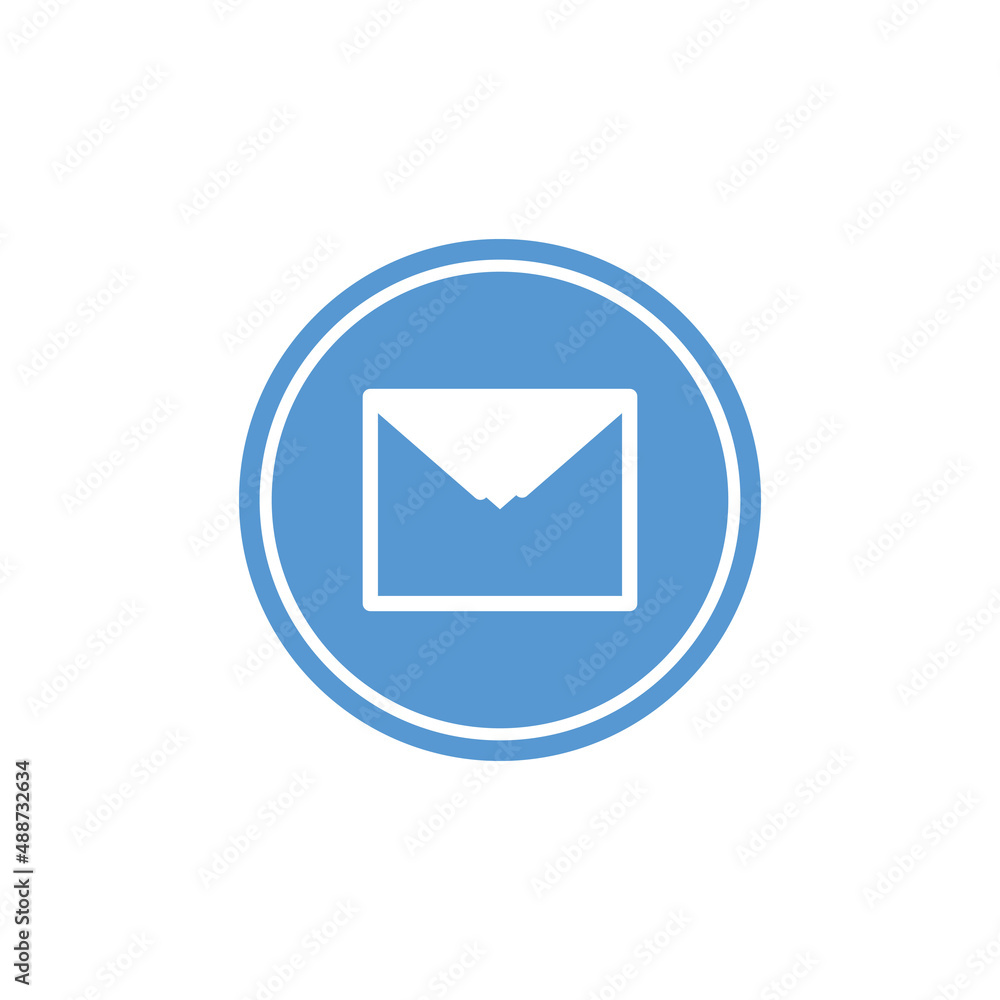 Modern web icon Mail, letter, envelope. Vector illustration in a flat style. Modern web icon Mail, letter, envelope. Vector illustration in a flat style.