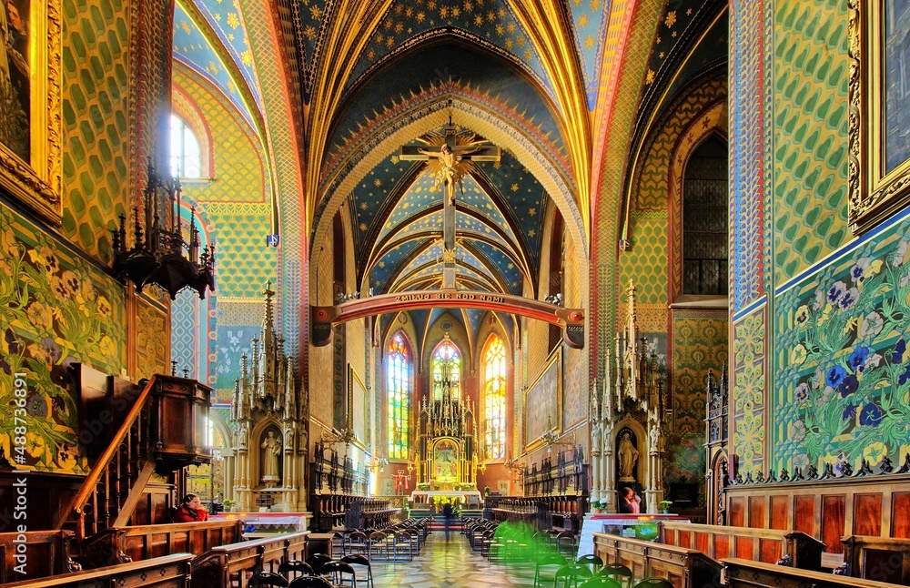 Church of St. Francis of Assisi - obrazy, fototapety, plakaty 