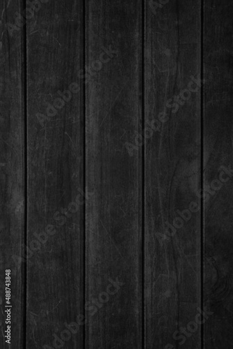 Black gray wood color texture horizontal for background. Surface light clean of table top view. Natural patterns for design art work and interior or exterior. Grunge old white wood board wall pattern.