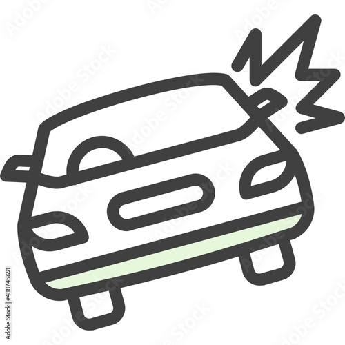 Car Crash Icon