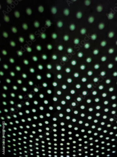 Light dots in a wall