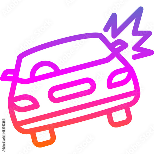 Car Crash Icon