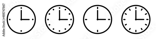 Clock Icon Vector