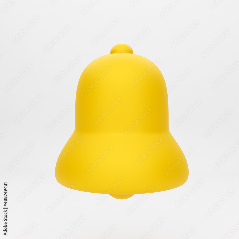 3d cartoon icon notification bell for mockup template presentation infographic 3d render illustration 3d cartoon icon notification bell for mockup template presentation infographic 3d render illustration