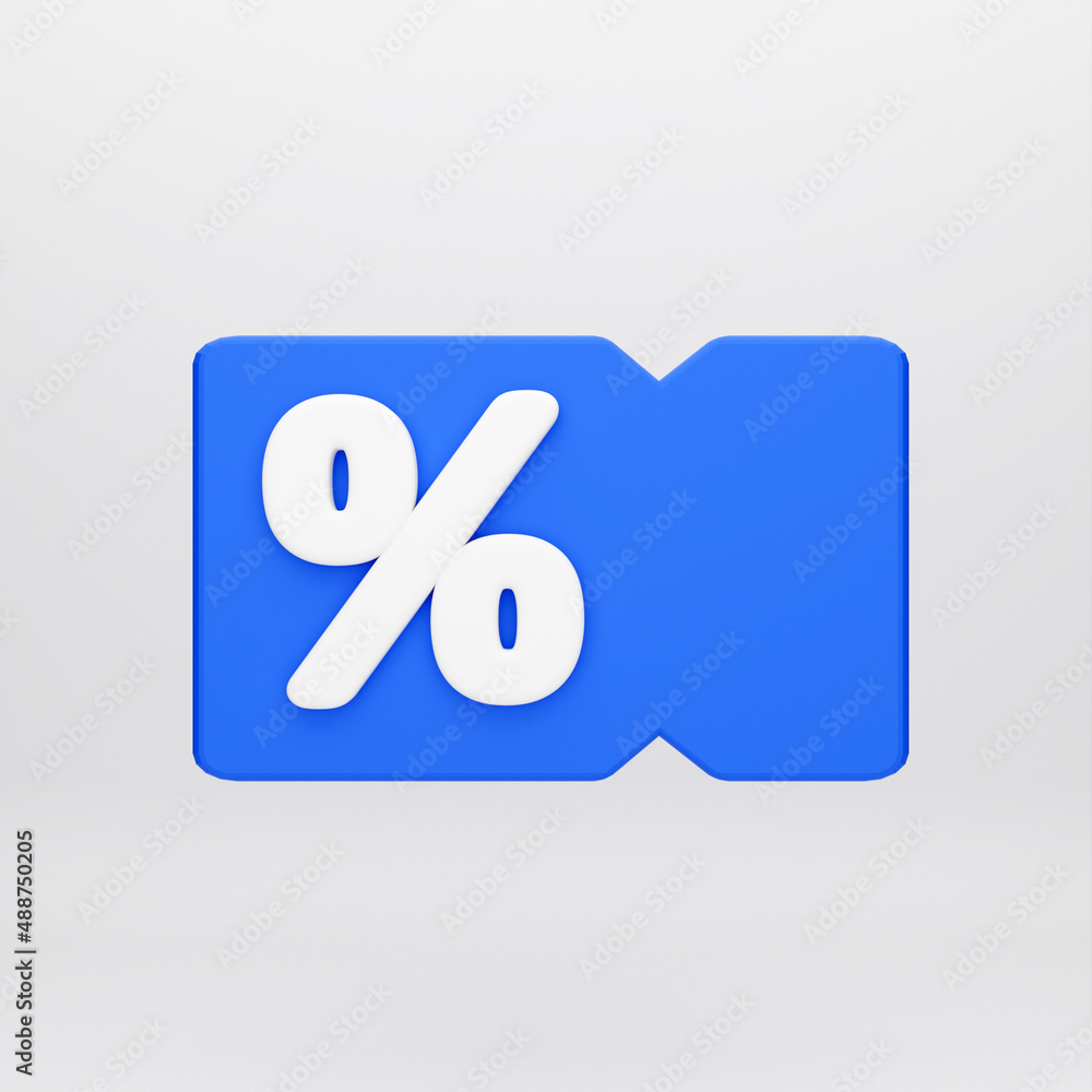 3d cartoon icon discount ticket coupon for mockup template presentation infographic 3d render illustration 3d cartoon icon discount ticket coupon for mockup template presentation infographic 3d render illustration