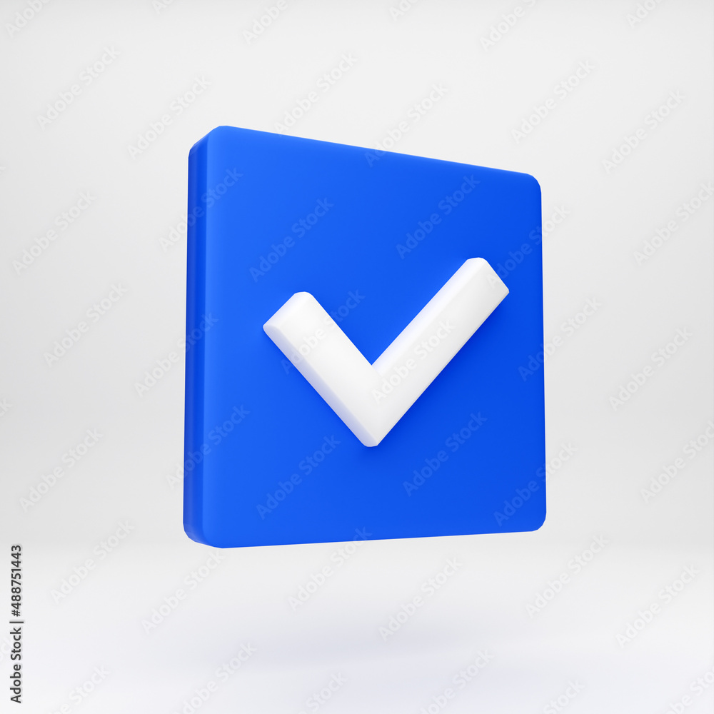 3d cartoon icon check verify approved for mockup template presentation infographic 3d render illustration 3d cartoon icon check verify approved for mockup template presentation infographic 3d render illustration