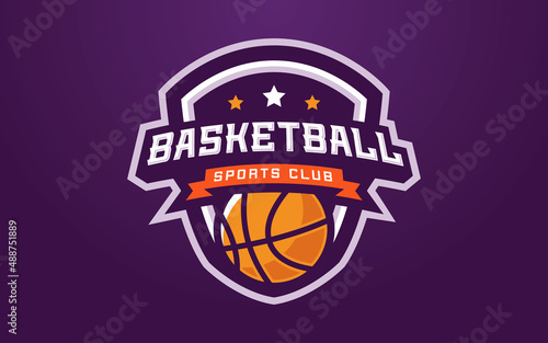 Modern and Creative Basketball Club Logo for Sports Team