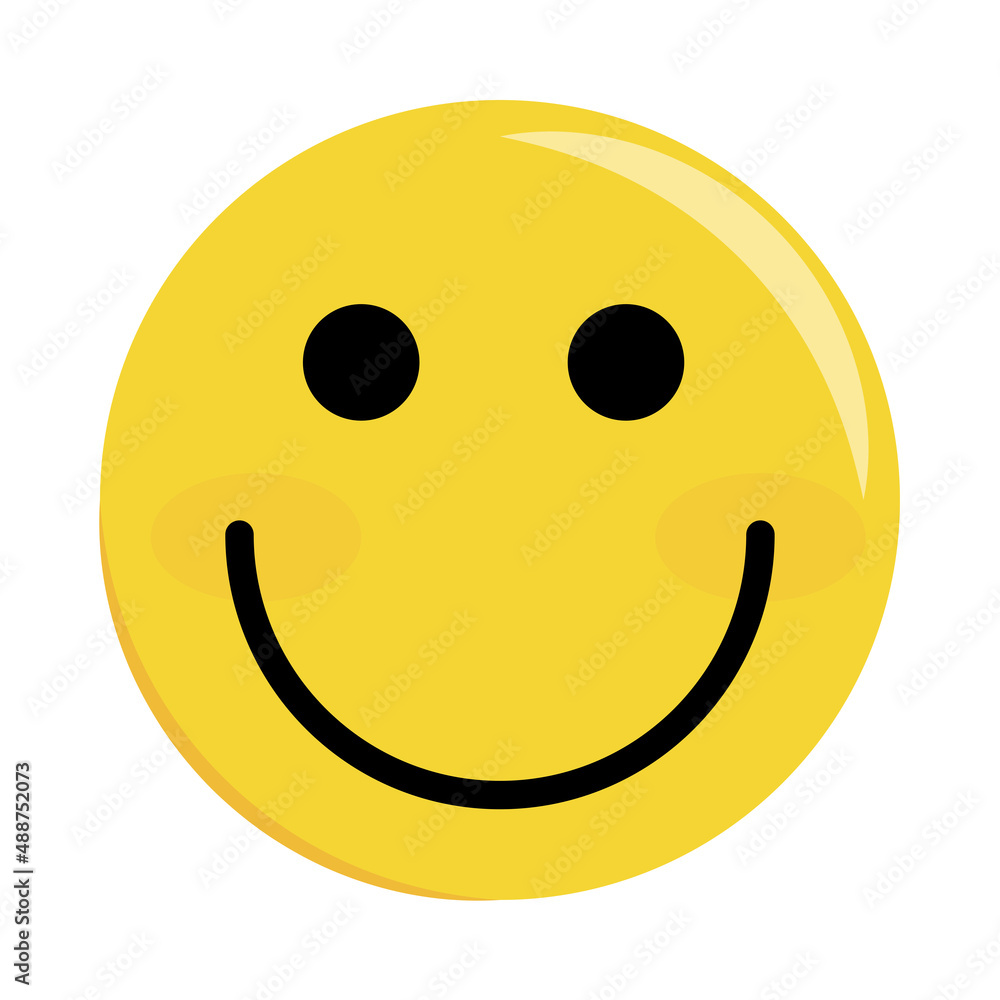 Fototapeta premium smiley emoji happy 90s