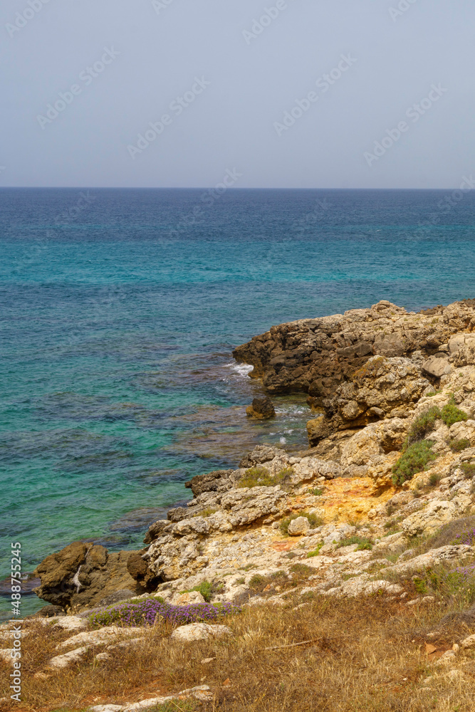 Coast of Salento from Leuca to Gallipoli. Apulia, Italy Coast of Salento from Leuca to Gallipoli. Apulia, Italy