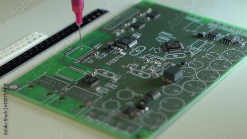 Technology for creating electronic boards. Industrial microelectronics. Development and printing of microcircuits. Electronic circuit board production line. Development of production solutions.