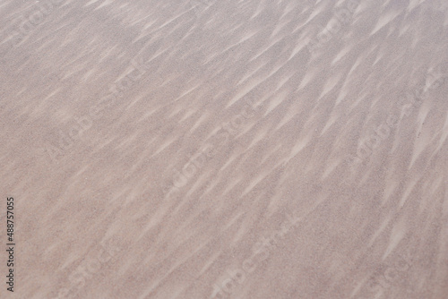 Baltic sea sand texture details near shore.