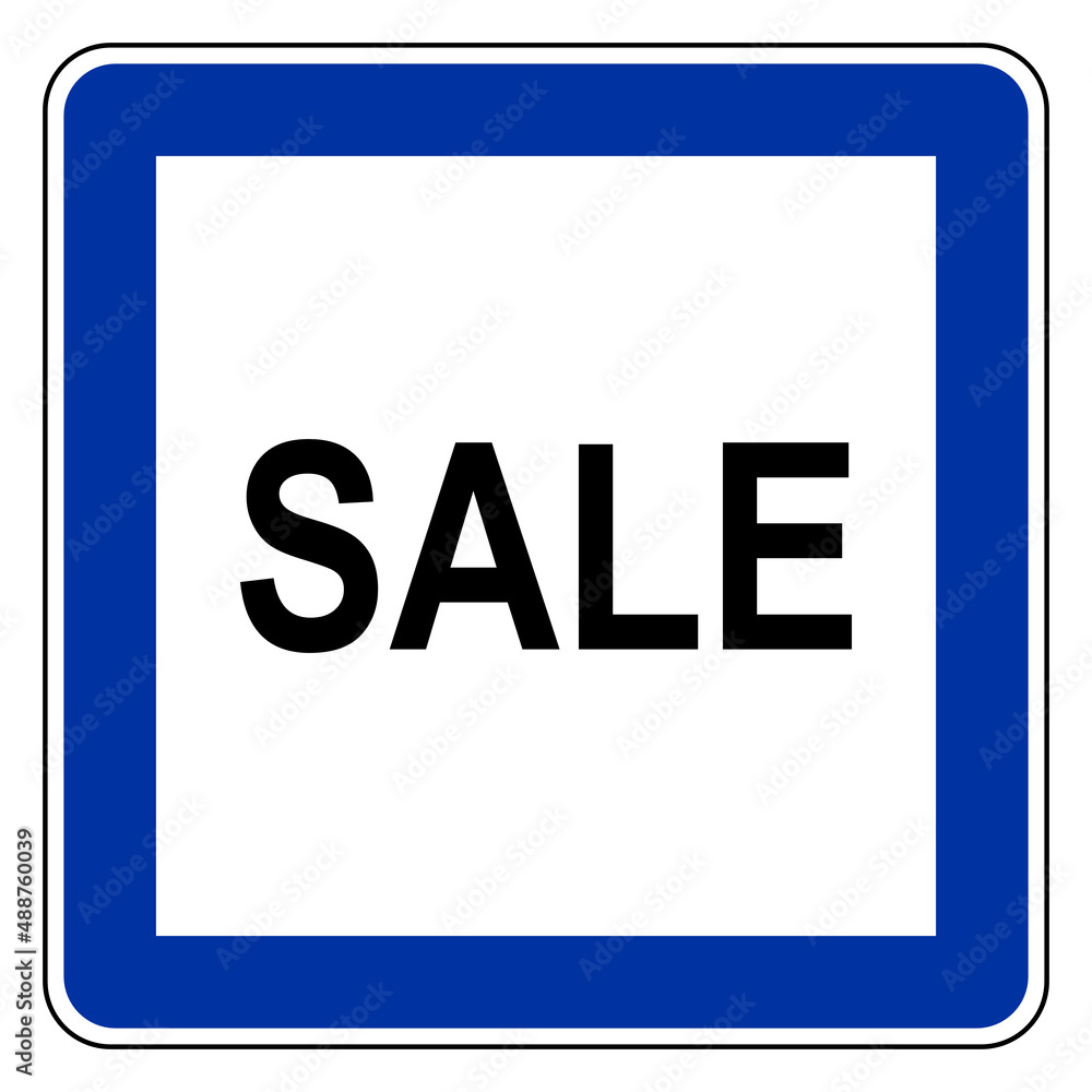 Sale und Schild Sale und Schild