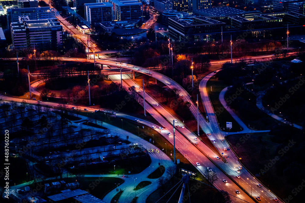 Fototapeta premium München in der Dämmerung