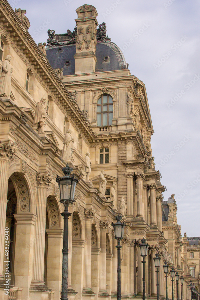 The Louvre Palace in Paris, France