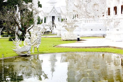 White Temple (Wat Rong Khun). Chiang Rai, Thailand photo