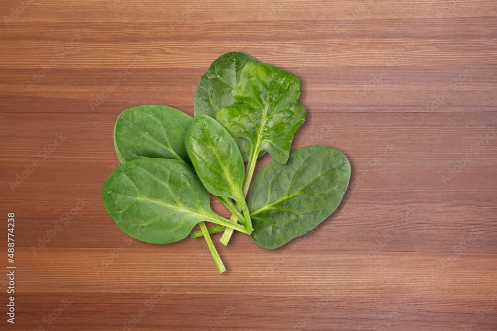 Fresh green spinach leaves. eco-friendly vegan style. Fresh green spinach leaves. eco-friendly vegan style.