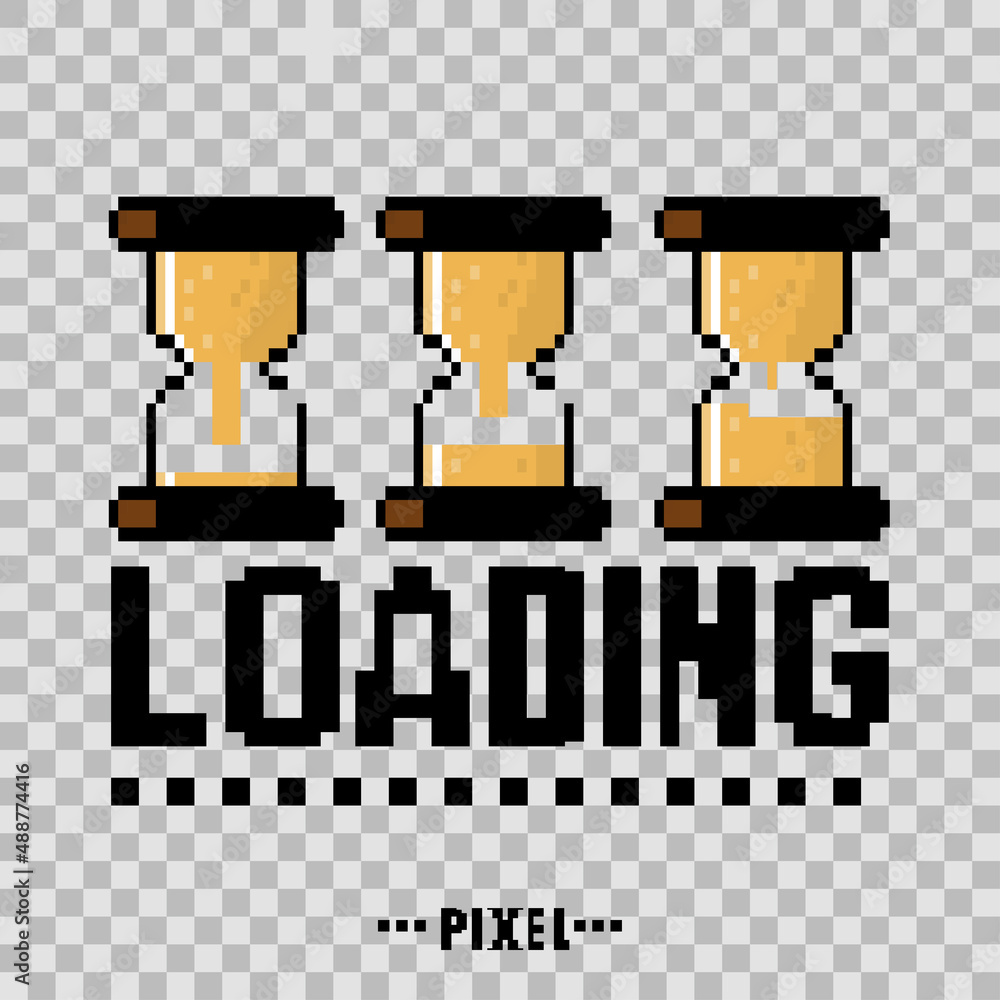 loading clock pixel