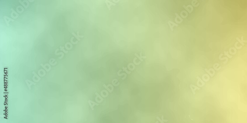 Abstract green background with space and watercolor design in illustration .Creative soft-color vintage pastel abstract watercolor grunge background with colored shades of white and green color . 