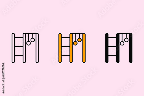jungle gym  icons  symbol vector elements for infographic web