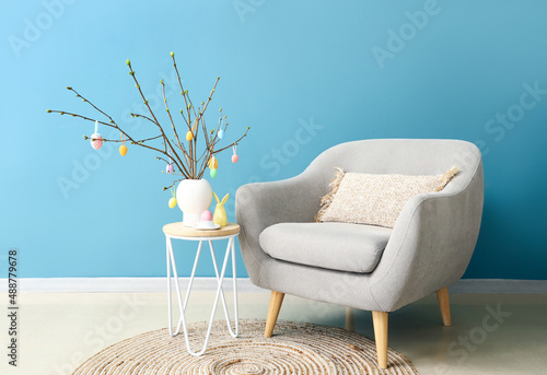 Tree branches decorated wit...