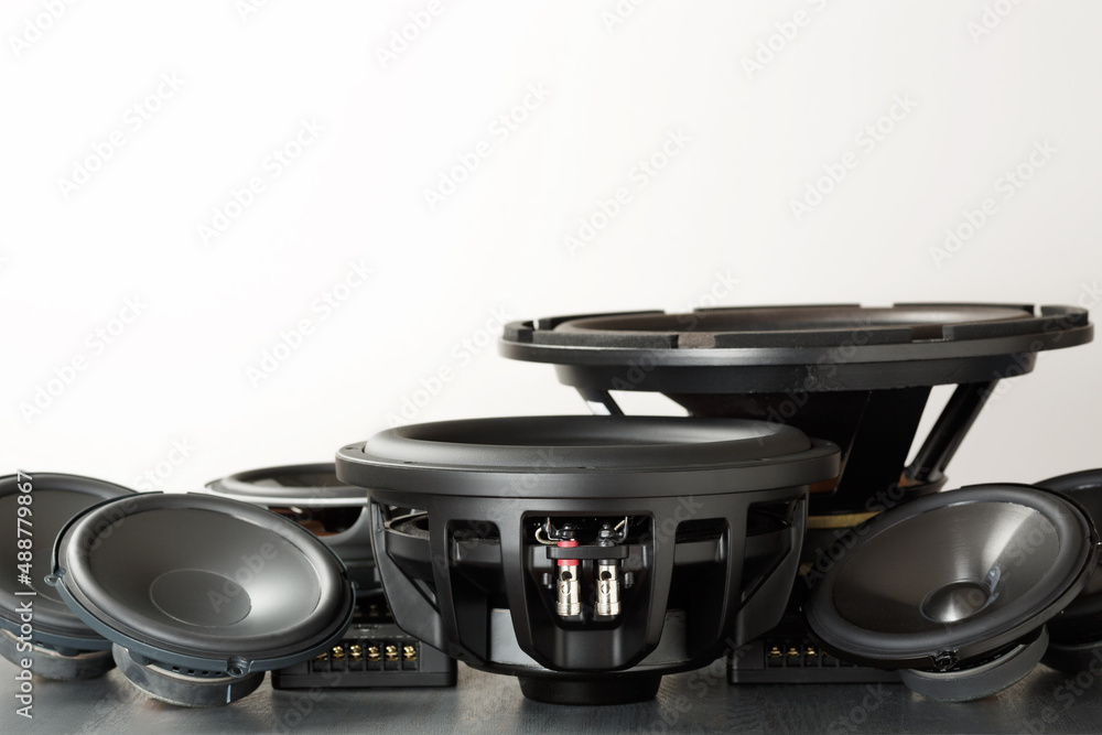 Obraz premium car audio, car speakers, subwoofer and accessories for tuning.