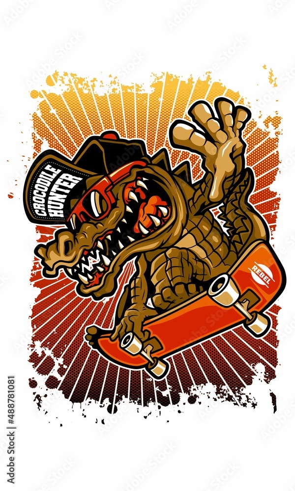 Obraz premium Crocodile Hunter