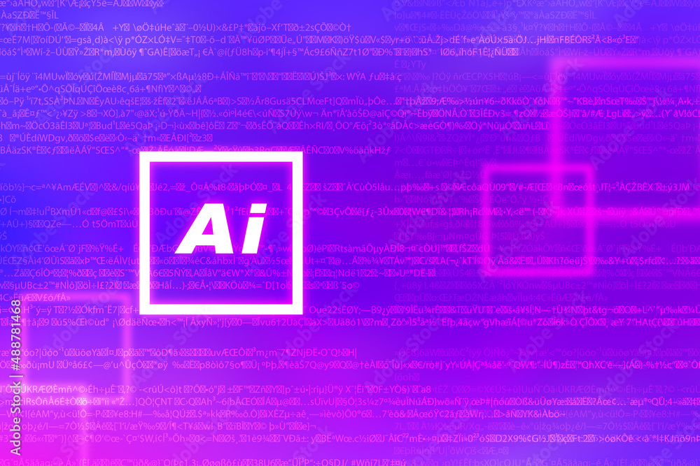 2d rendering Artificial Intelligence (AI) concept
2d rendering Artificial Intelligence (AI) concept