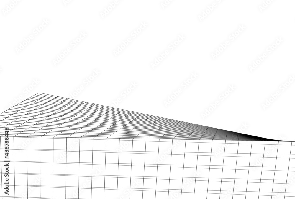 abstract architecture vector 3d illustration abstract architecture vector 3d illustration