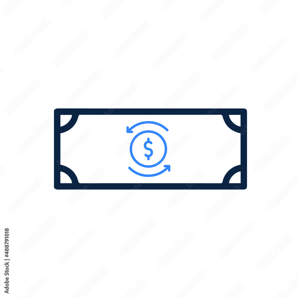 Cash out or payment icon Cash out or payment icon