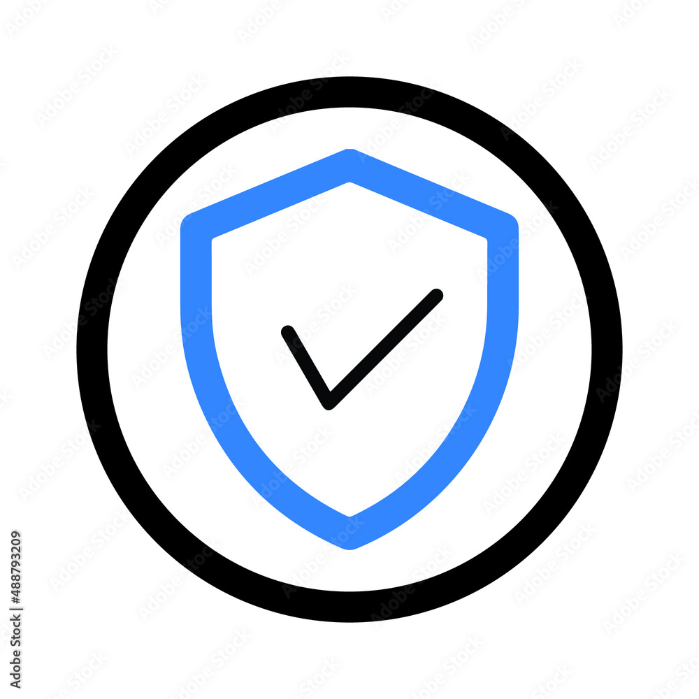 Guarantee safety or security icon Guarantee safety or security icon