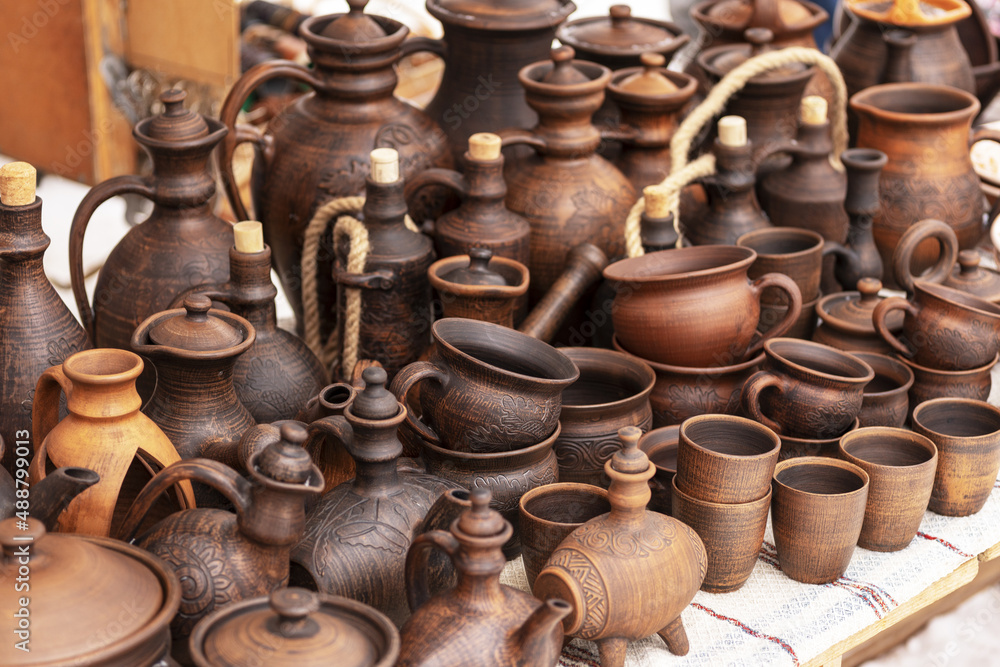 handmade clay ware. Pottery Craft Ceramic.clay tableware. handmade clay ware. Pottery Craft Ceramic.clay tableware.