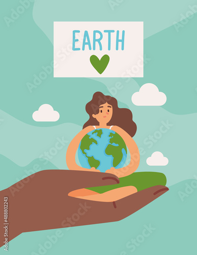 woman love earth board
