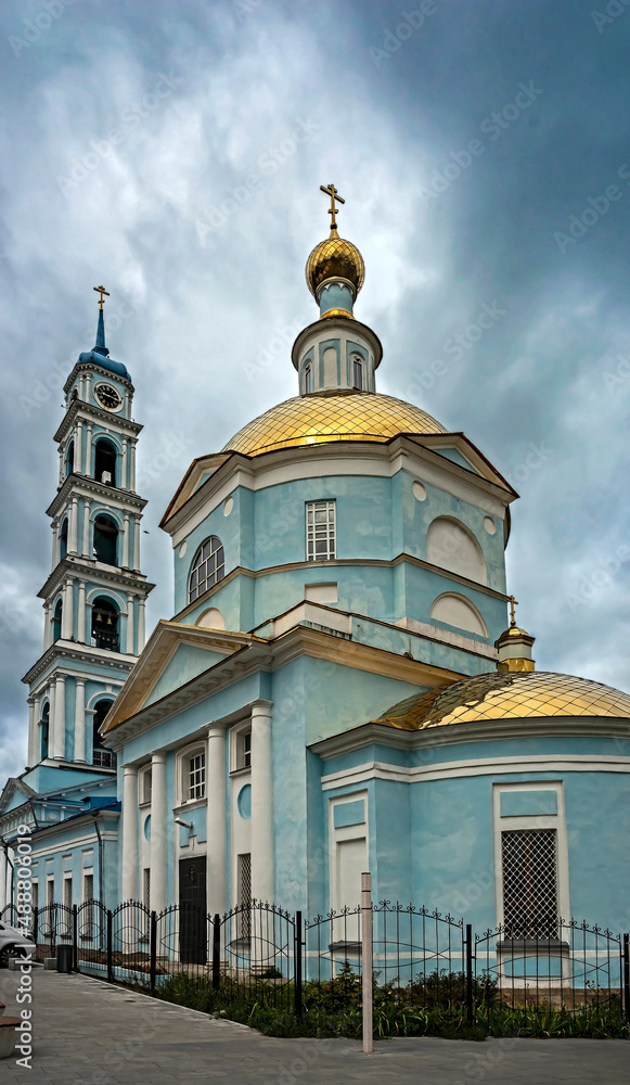 Feast of the Presentation of the Blessed Virgin church, years of construction 1802-1817. City of Kashira, Russia