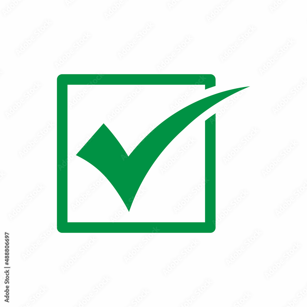 Check icon design template illustration vector Check icon design template illustration vector
