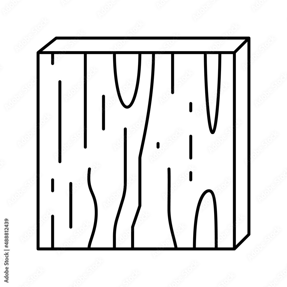plywood timber line icon vector illustration plywood timber line icon vector illustration