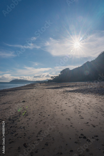 sunrise over the sea in Bray, Ireland