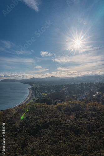 view from the top of a mountain in Dublin, Ireland