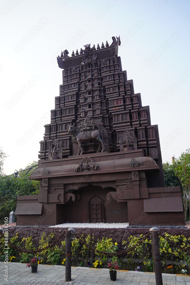 Rameshwaram, India ,View of Arulmigu Ramanathaswamy Temple in Rameshwaram.