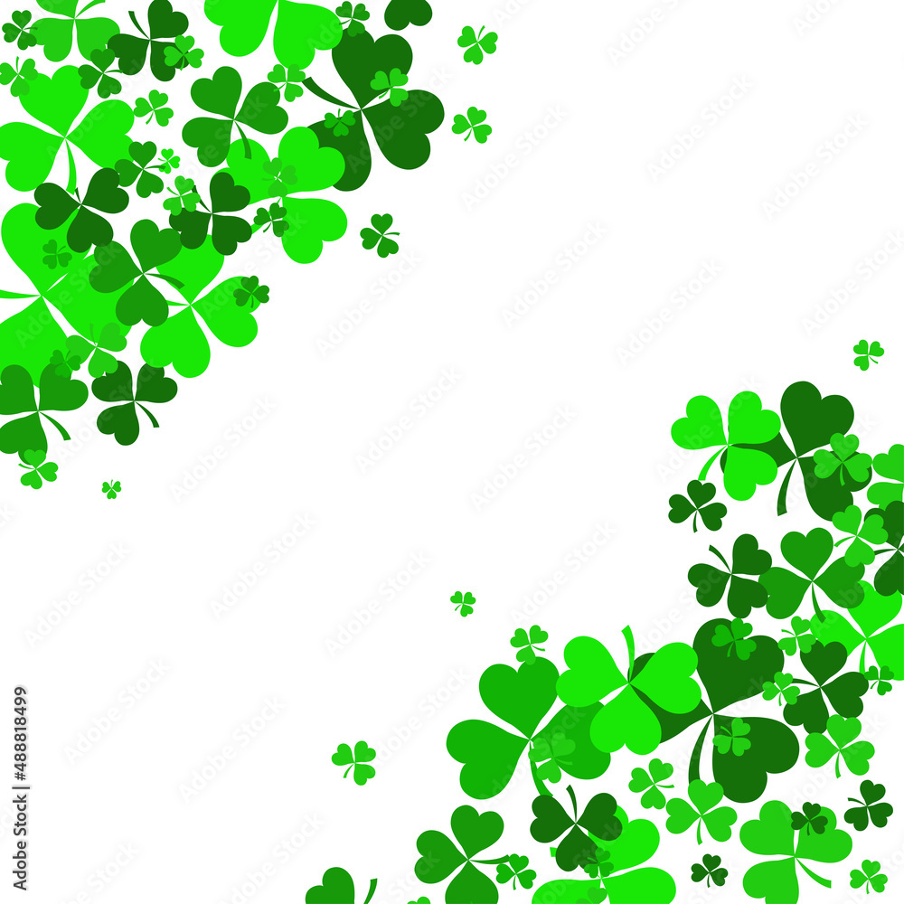 St Patrick's Day background with Shamrock Leaves. St Patrick's Day background with Shamrock Leaves.