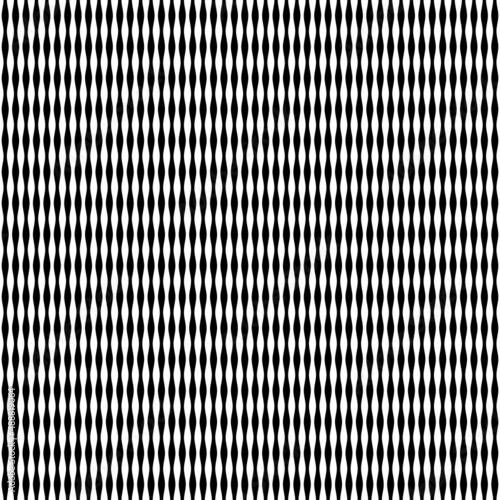 Wavy lines ornament. Seamless pattern. Jagged stripes motif. Waves ornate. Curves image. Linear background. Geometrical digital paper, textile print, web design, striped illustration. Vector art