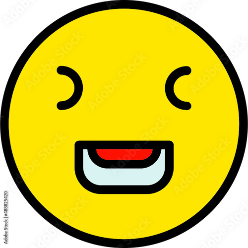 Laugh Squint Icon
