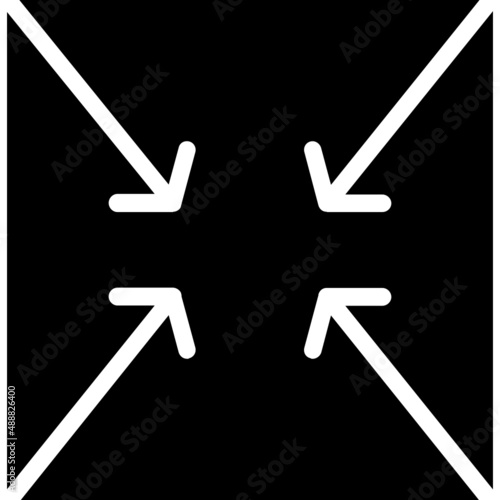 Compress Arrows Alt Icon