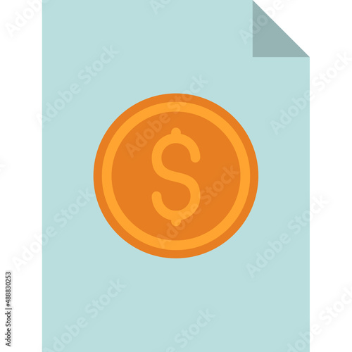 File Invoice Dollar Icon