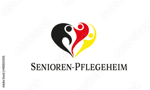 Senioren-Pflegeheim Logo, Altersheim Logo ,Pflegeheim Logo	